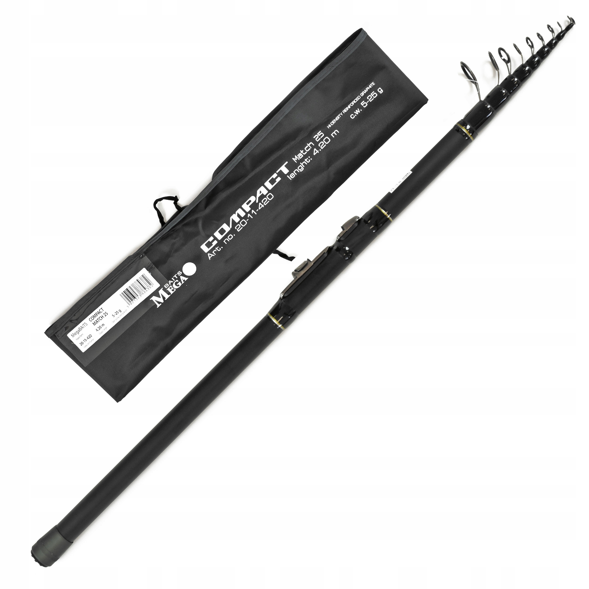 Wędka spławikowa odległościowa Dragon MegaBaits Compact Match 4.20m 5-25g