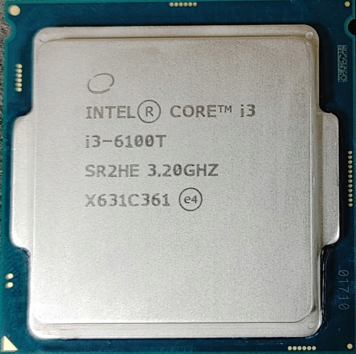 Intel Core i3-6100 CPU 20個 Procesor Intel Core i3-6100 3,7 GHz OEM (CM8066201927202
