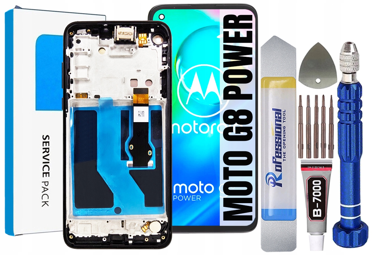 Displej Pro Motorola Moto G8 Power Originální LCD Displej Rámeček