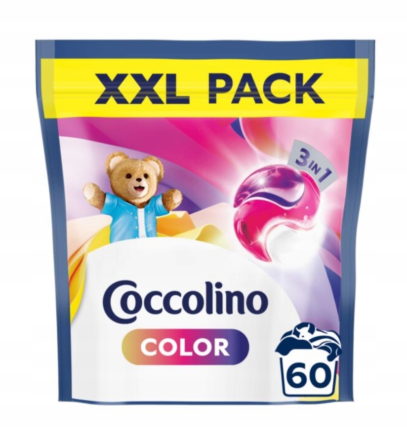 Coccolino Color Kapsułki do prania kolorowych tkanin 3w1 60 prań ochrona