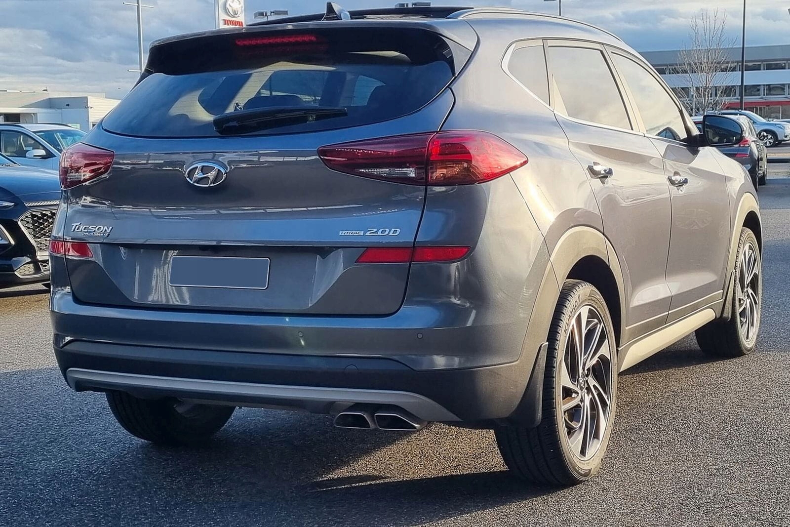 CHLAPACZE HYUNDAI TUCSON III TL 18-20 PO LIFTINGU Strona zabudowy przód + tył
