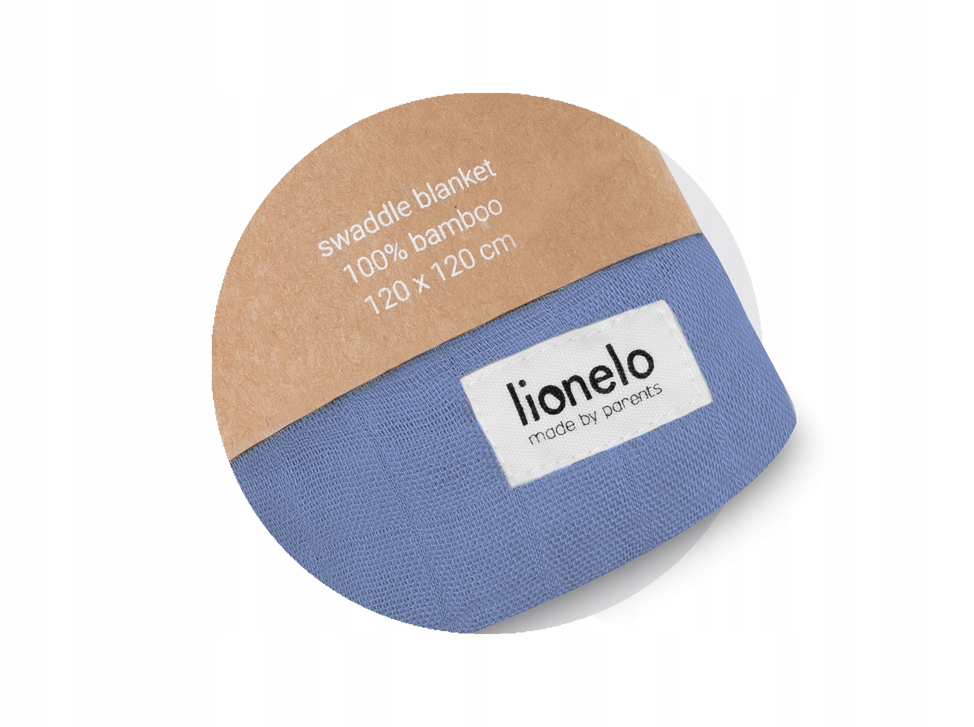 OTULACZ KOCYK BAMBUSOWY pieluszka LIONELO BAMBOO Kod producenta LO-BAMBOO BLUE SWADDLE BLUE DENIM