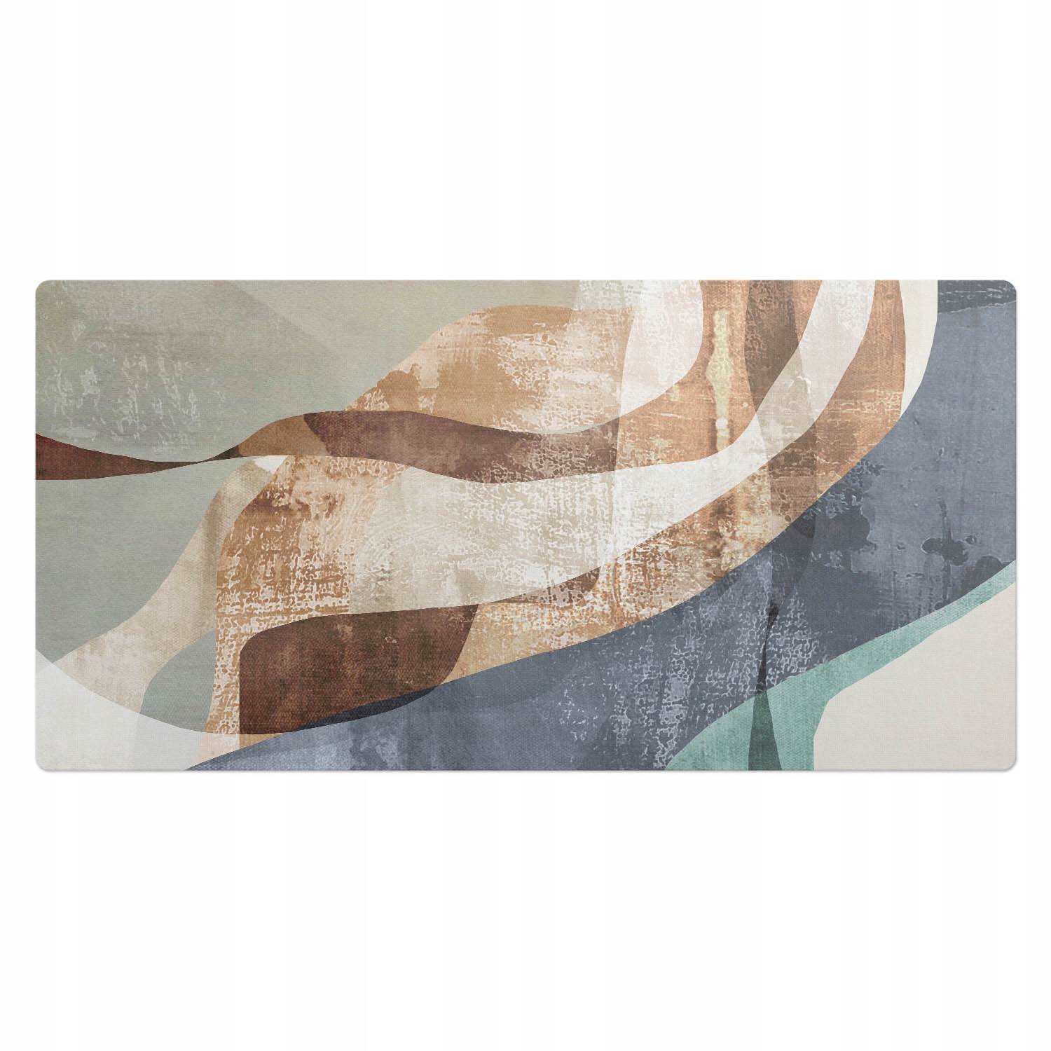 Protiskluzová podložka na psací stůl do kanceláře Abstraktní vzor vln 100 x 50 cm