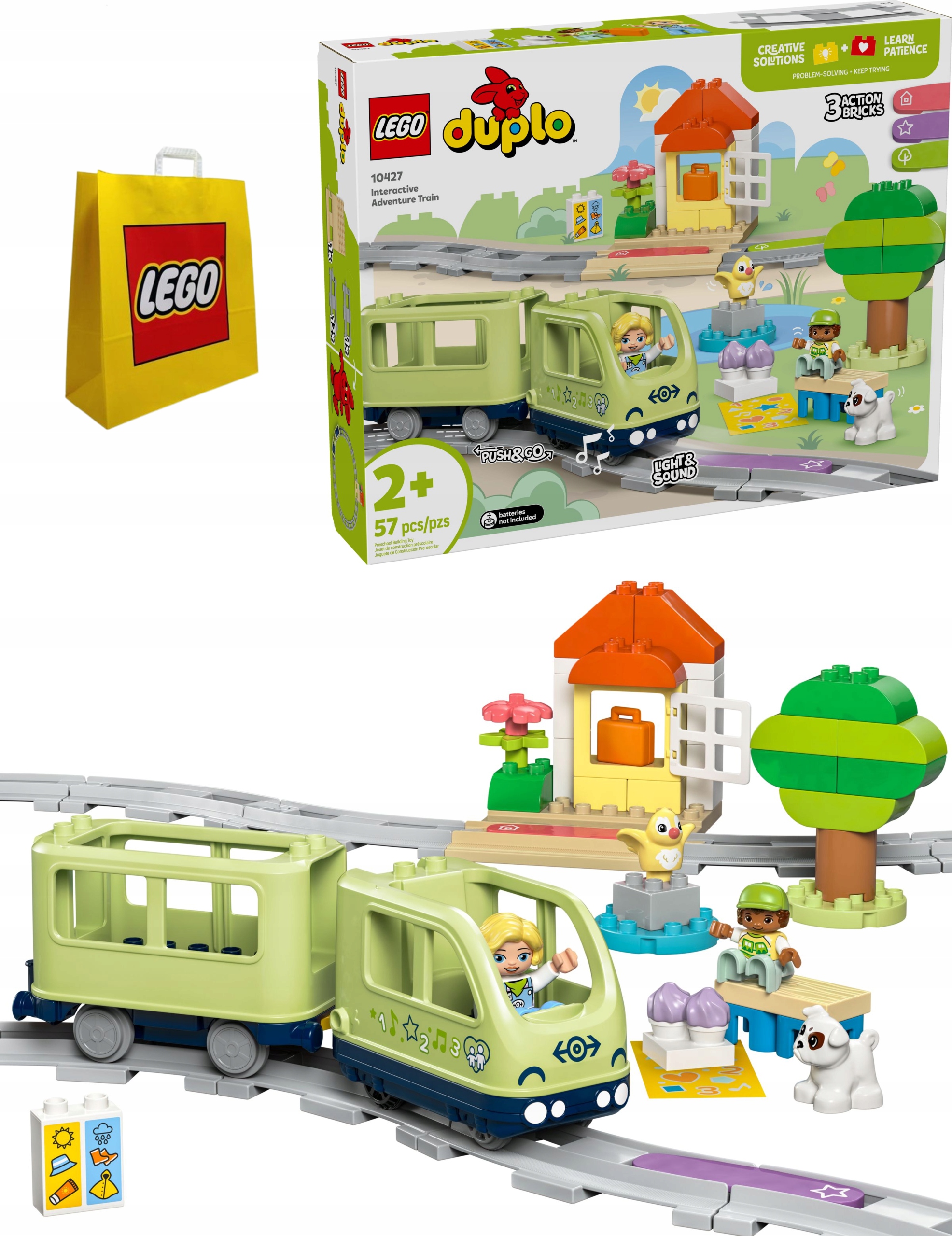 Lego Duplo 10427 Dobrodružství s interaktivním vláčkem Kabelka