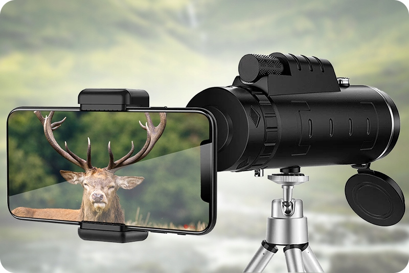 MONOKULAR OBIEKTYW LUNETA LORNETKA DO TELEFONU NA APARAT 9500M 40X60 50X90 Marka VERK GROUP