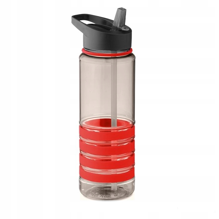 

butelka Tritanowa bidon Ustnik rurka 500ml red