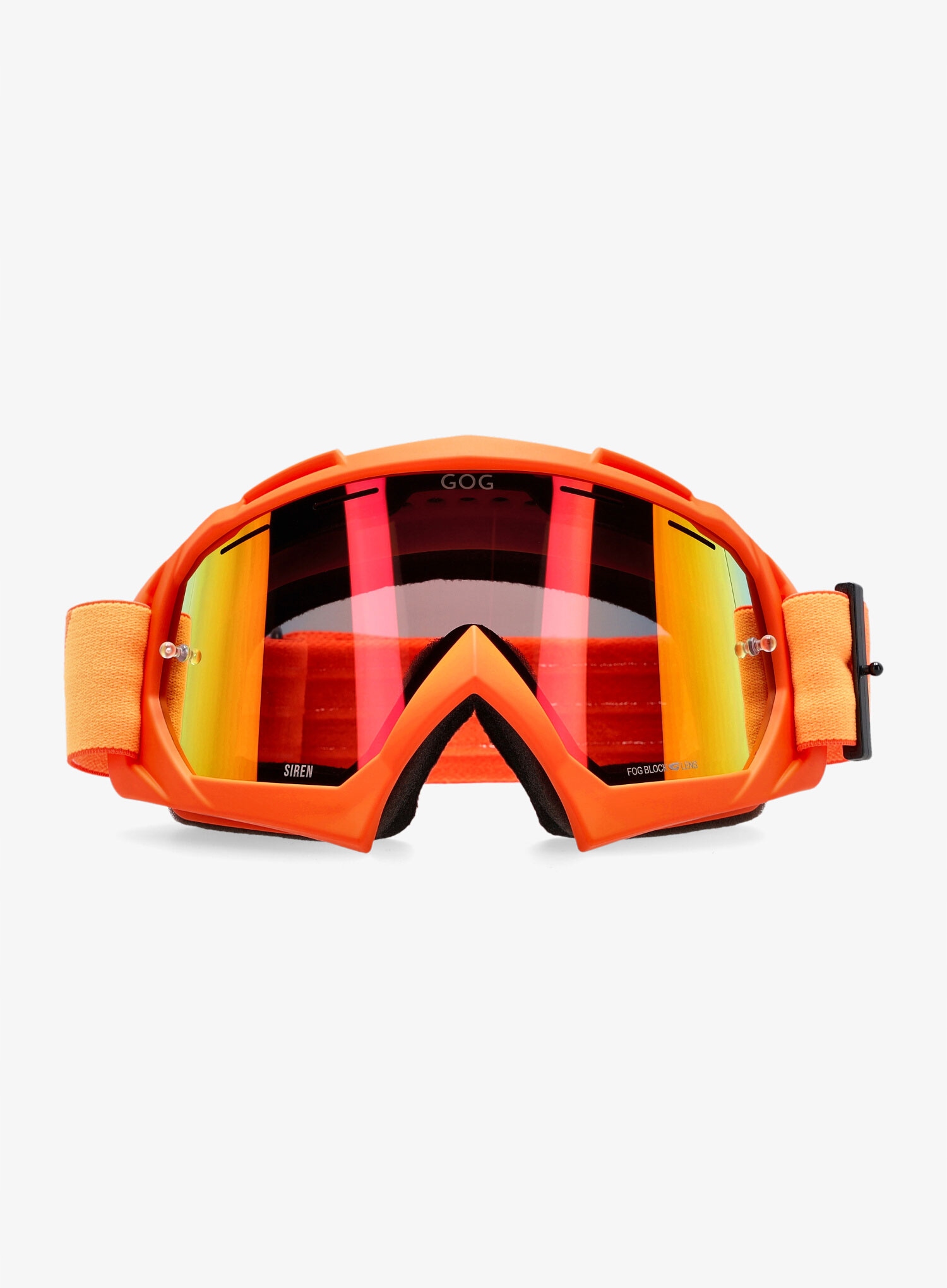 Cyklistické brýle Gog Siren červená/matná neonově oranžová barva