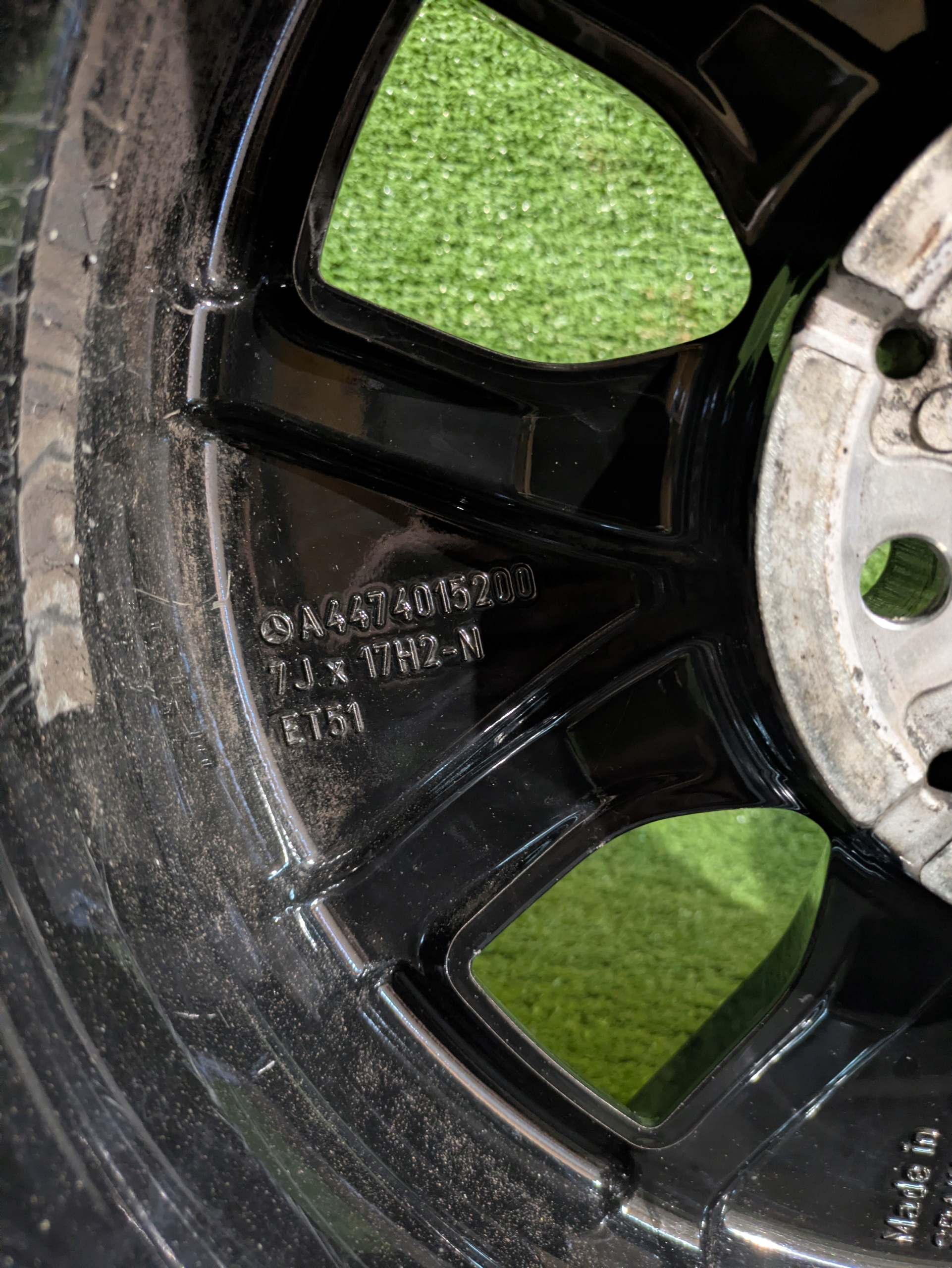 disc disc aluminium MERCEDES V-class VITO 17" x 7J ET51 NR.F232