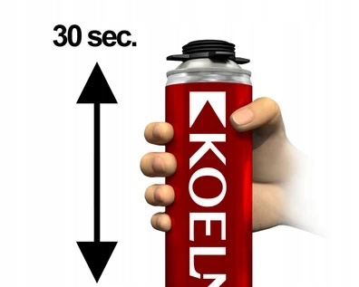 PIANKA MONTAŻOWA POLIURETANOWA PIANA PISTOLETOWA CAŁOROCZNA 750ML KOELNER Waga produktu z opakowaniem jednostkowym 0.9 kg