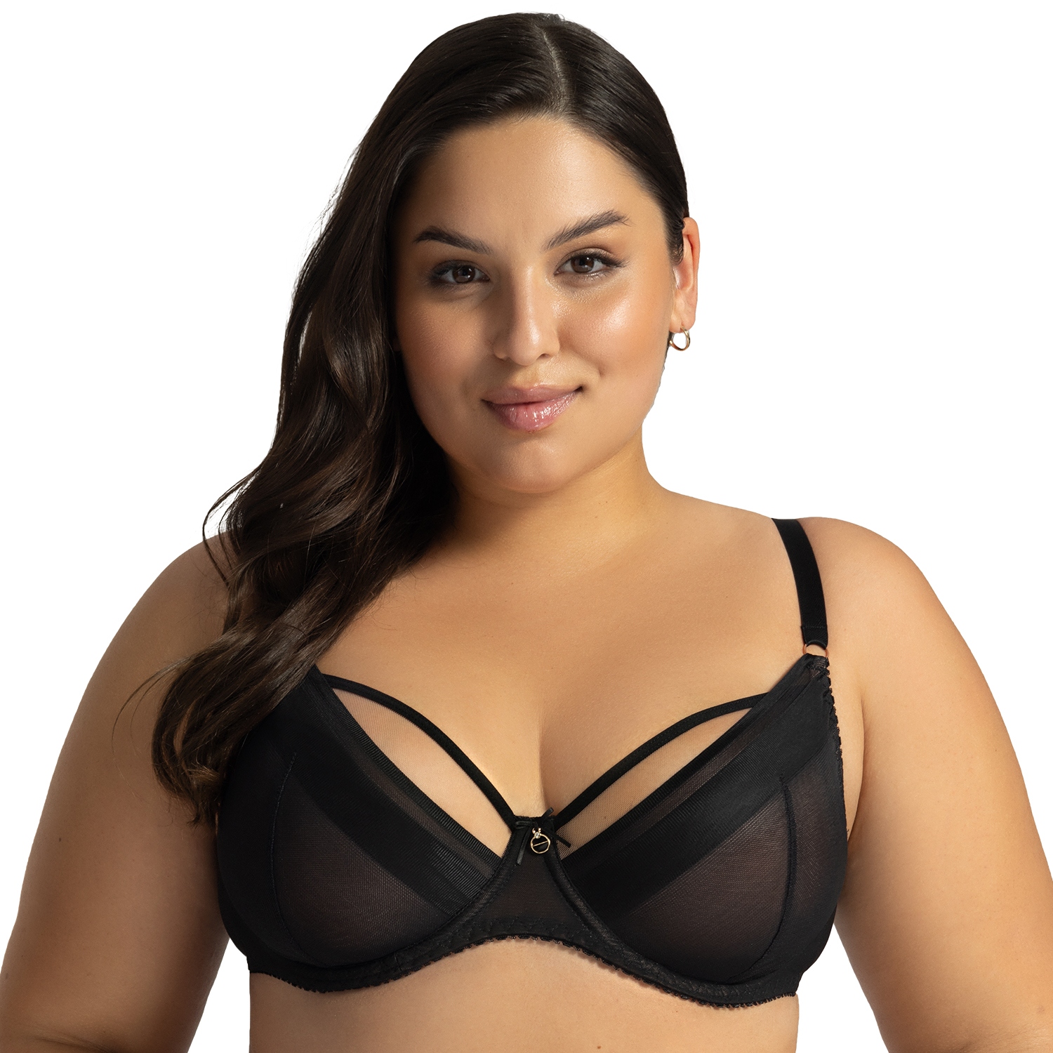 Ava 1824/4 Venus black tyl černá Měkká podprsenka Soft 95E