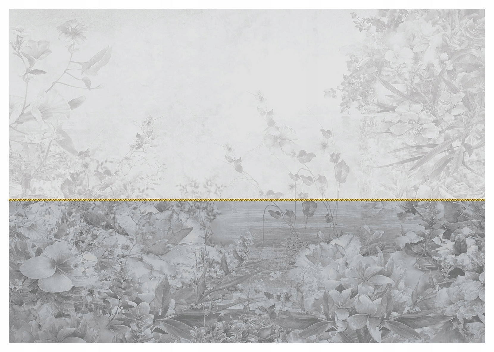 Vliesová fototapeta Šedé květiny Elegance a klid přírody 400x280 lepidlo