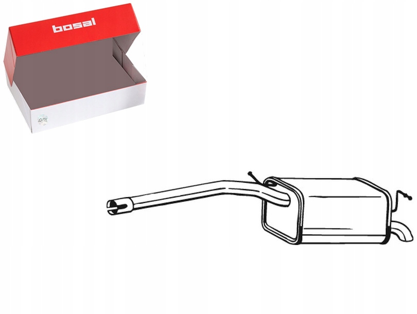 Tlmič Výfukového Systému Zadný Vw Caddy III Caddy III Asistent Kolízia #34