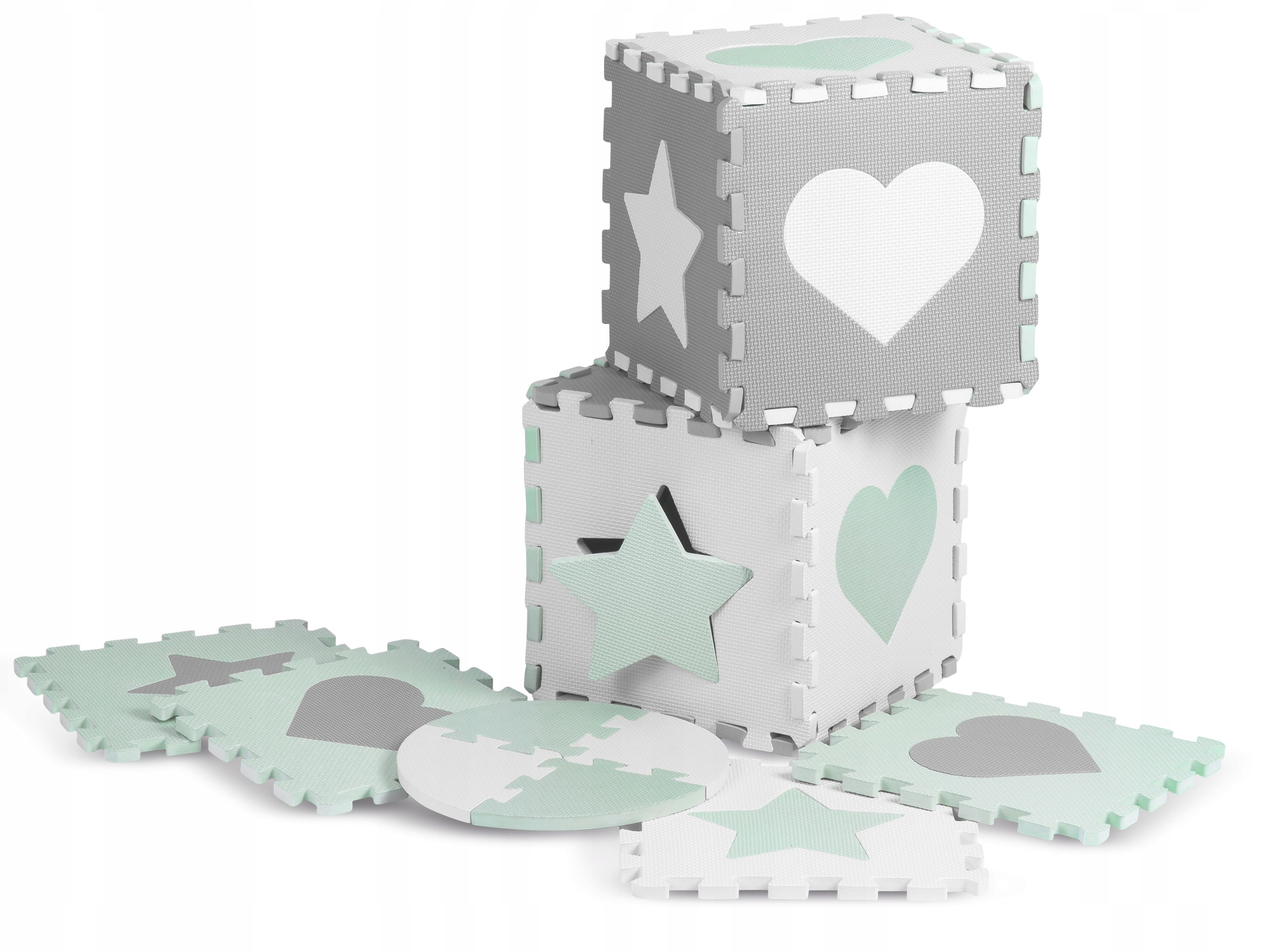 MATA PIANKOWA EDUKACYJNA EVA PUZZLE GRUBA KOJEC 150x150x1,4cm RICOKIDS Marka RicoKids