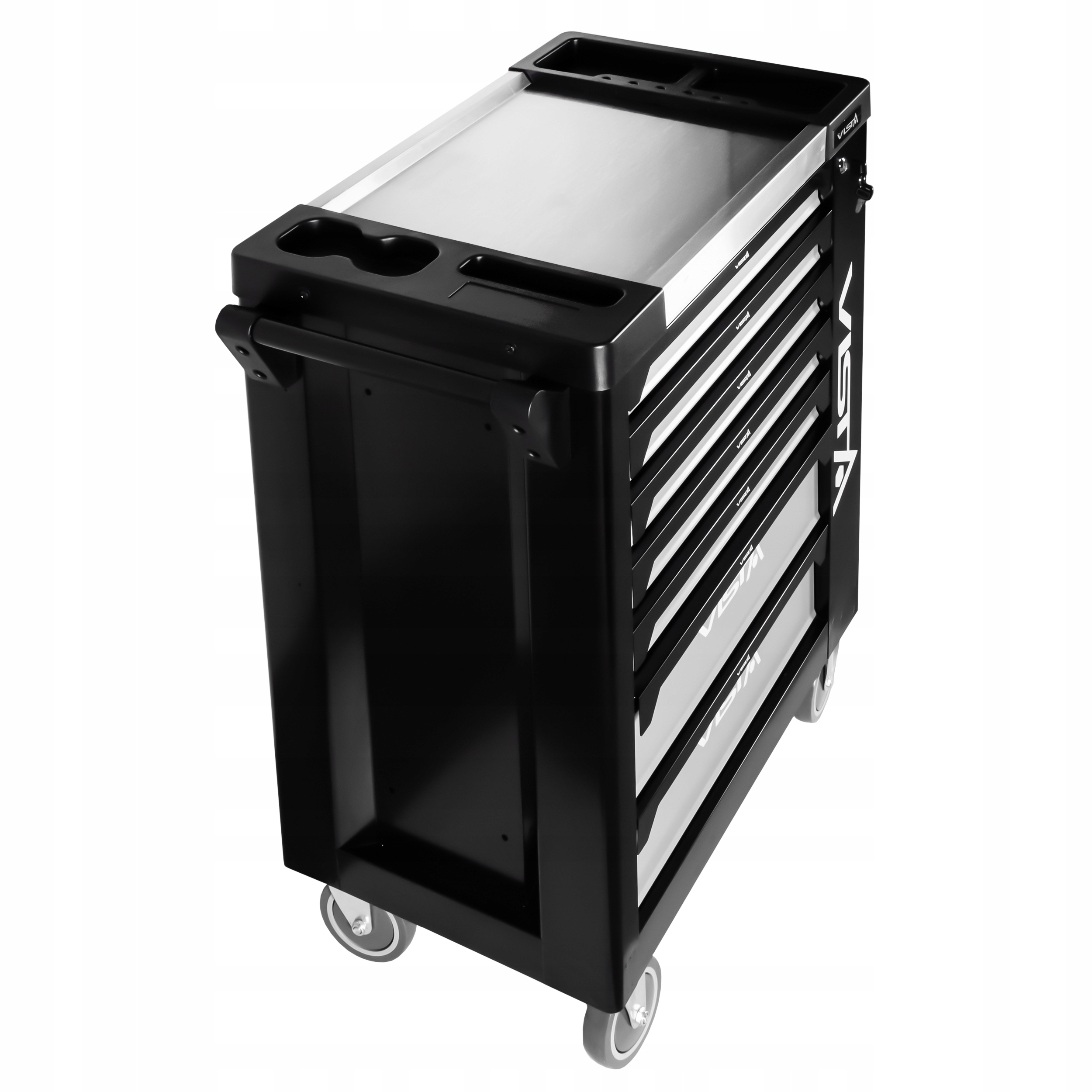 SZAFKA NARZĘDZIOWA WÓZEK WARSZTATOWY ViSTA 250el. Głębokość produktu 46 cm