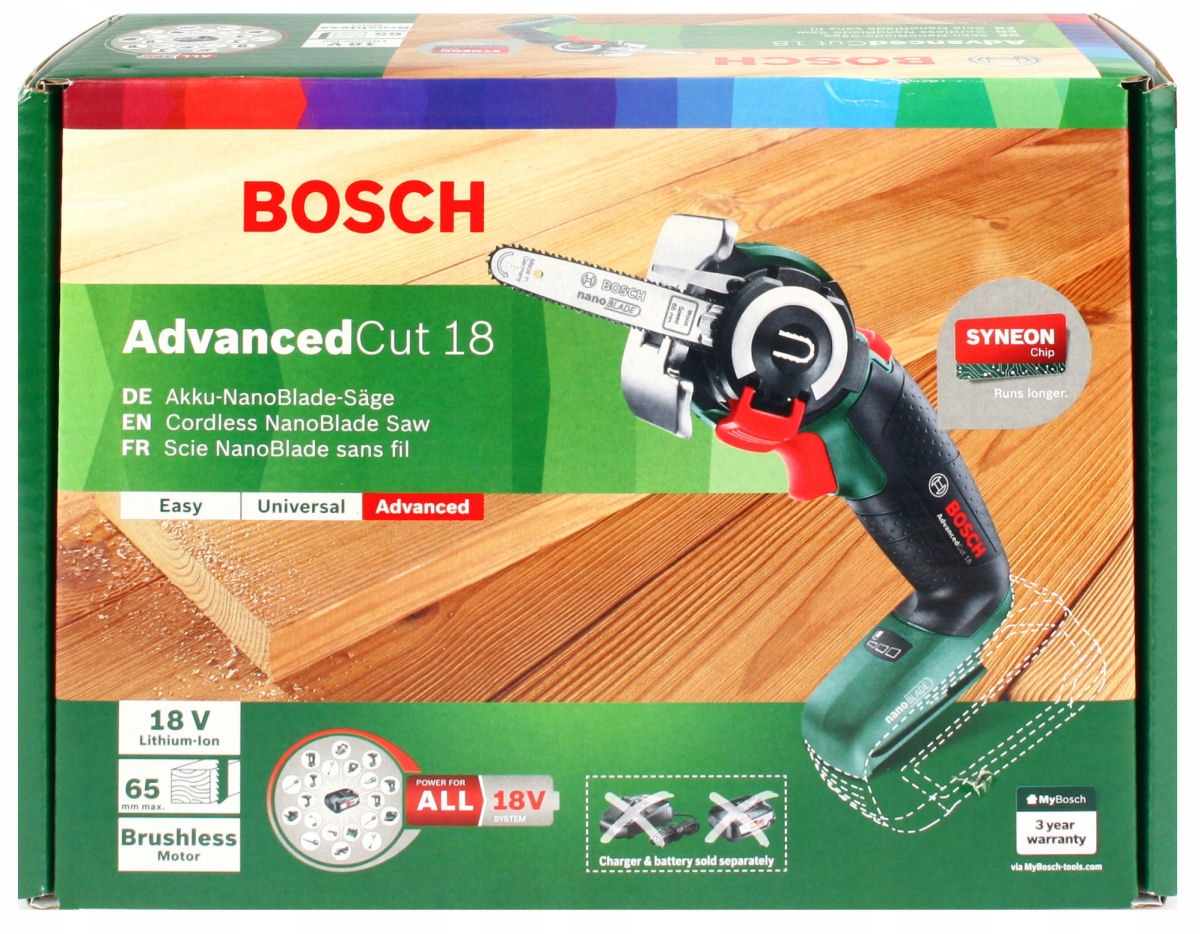 Bosch AdvancedCut 18V Li-Ion Power for All Brushless Cordless 65mm