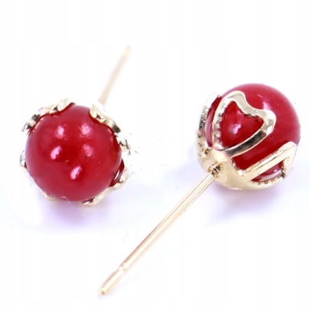 ZESTAW Kolczyki Sztyfty Perły MIX Kolorów 8 par Marka Inna marka