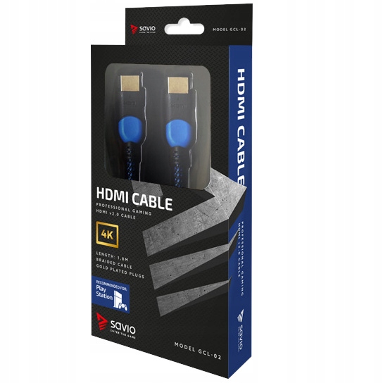 Kabel 3m HDMI miedź v2.0 GAMING PLAYSTATION OFC Marka Savio