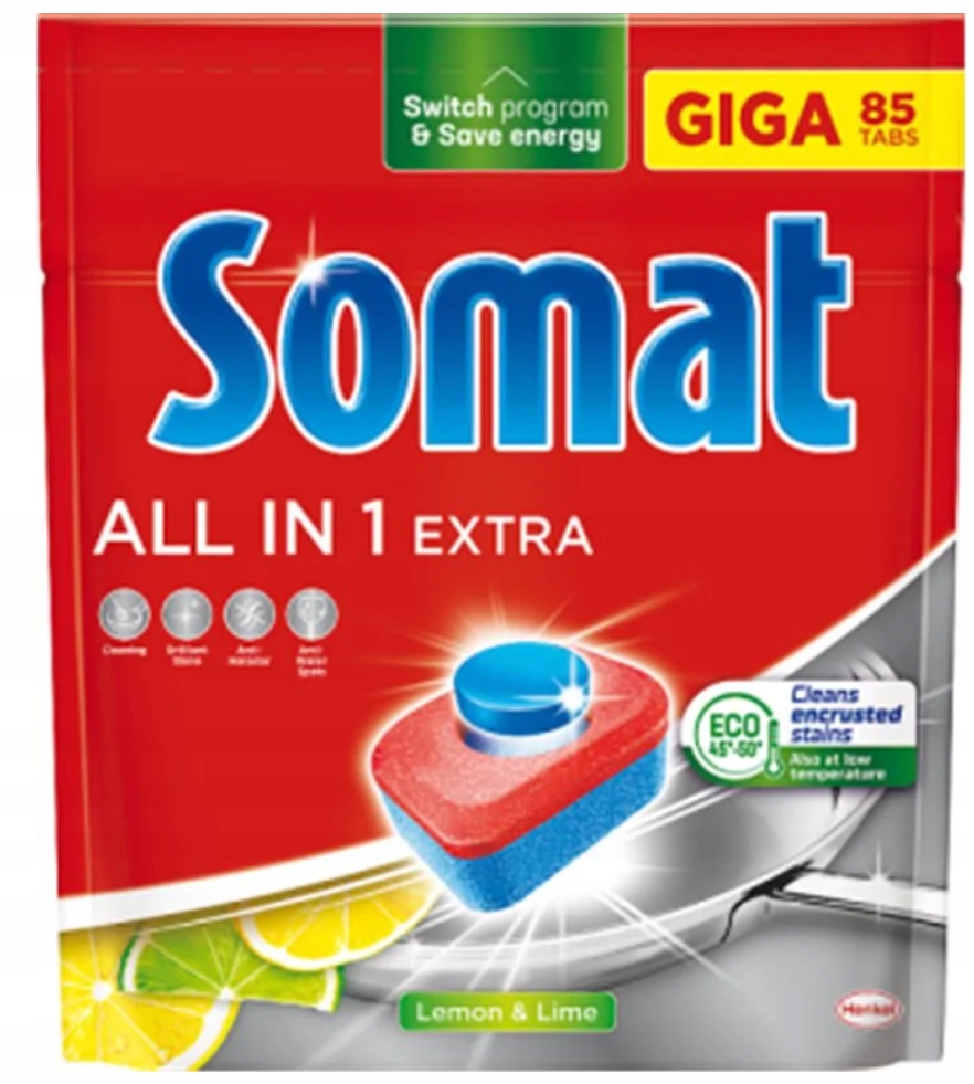 Levně tablety do myčky Somat All in One Extra – 85 ks