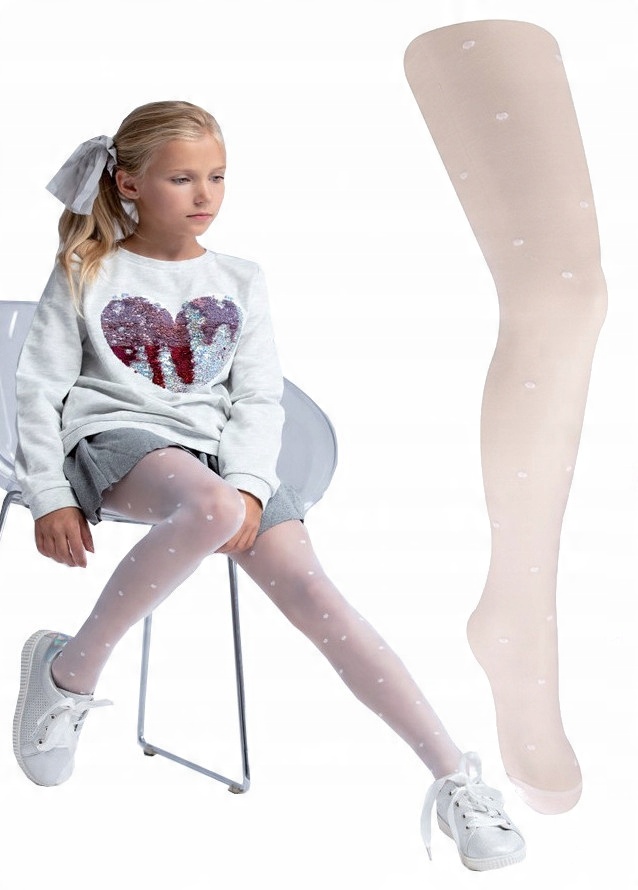 

Yo! Rajstopy Lycra 20DEN Kropki Ecru 140/146 Y708