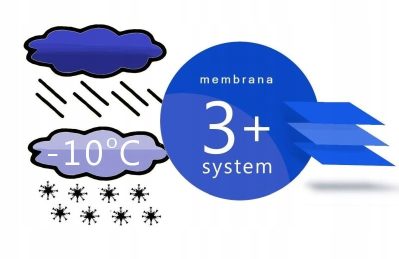 Opaska na głowę MEMBRANOWA Termoaktyw - EAR .Roz L Rozmiar L