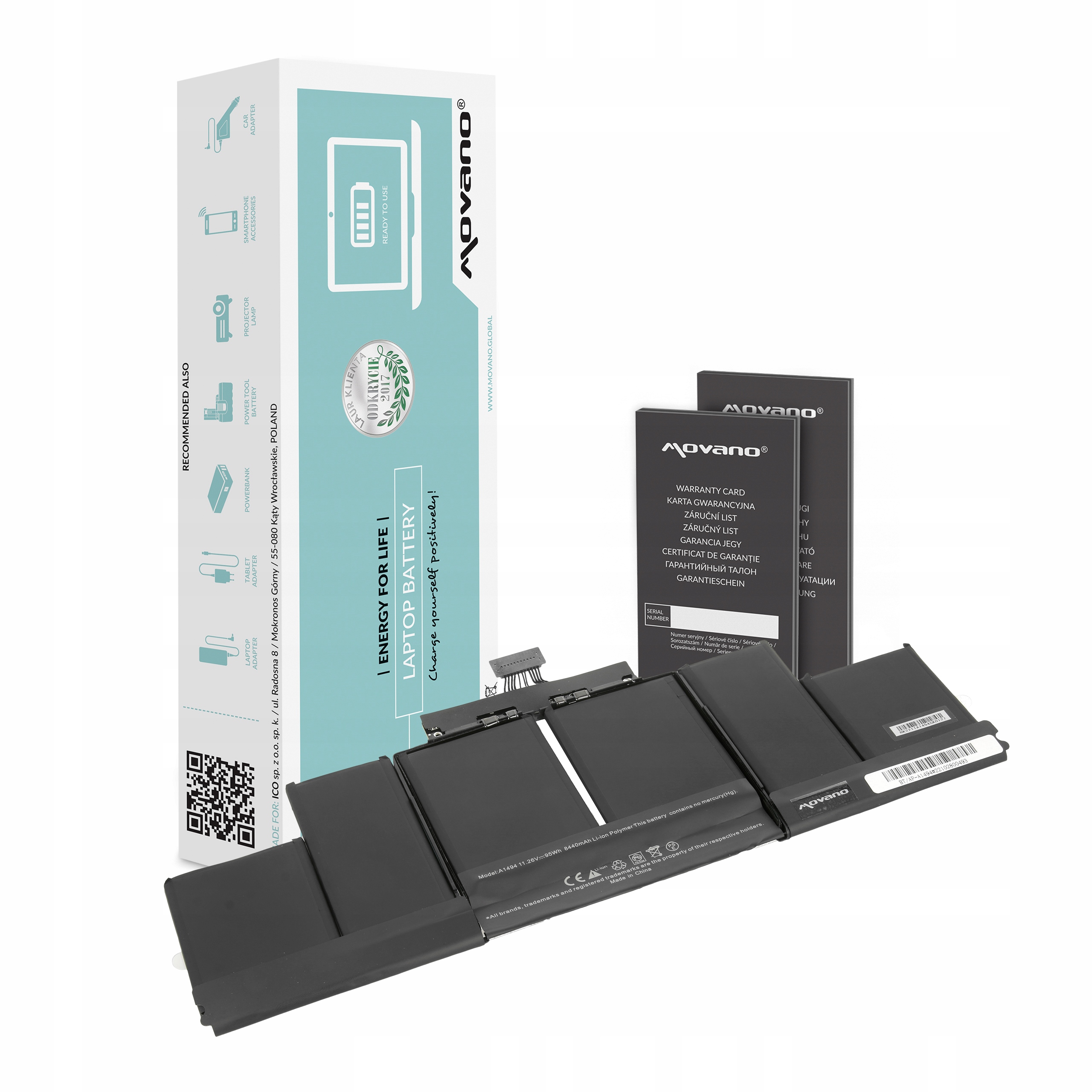 

Bateria A1494 MacBook Pro 15 Retina A1398 2013/14