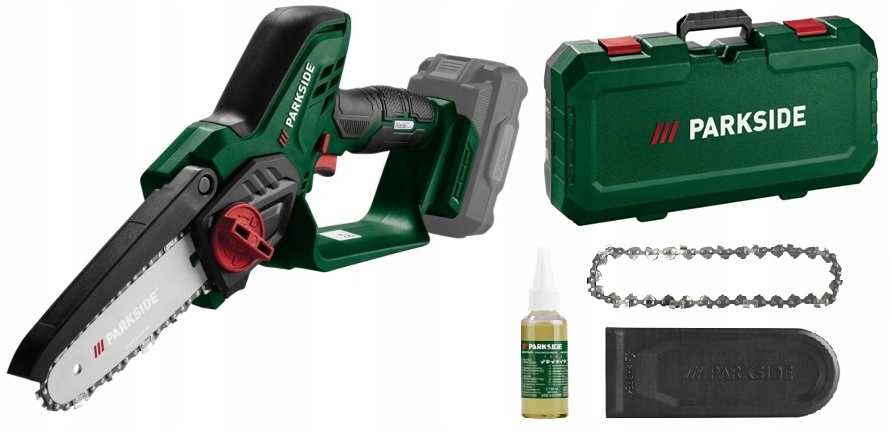Piła Pilarka akumulatorowa łańcuchowa 20V Paghs 20-Li C4 Parkside