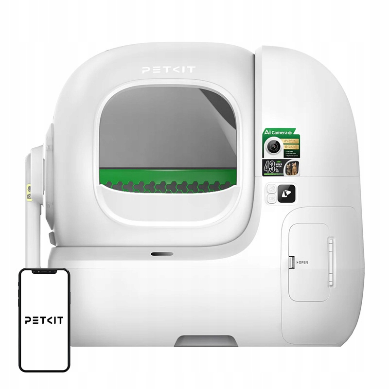 Petkit Purobot Max Pro 2 Automatyczna Kuweta Dla Kota Kamera Ai 76L