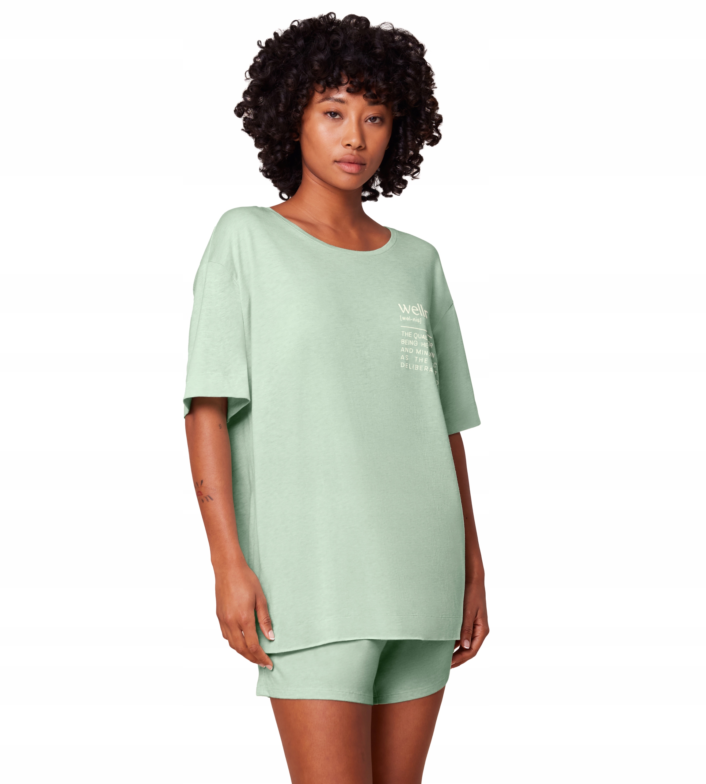 Dvoudílné dámské bavlněné pyžamo Triumph Sets Psk 10 Co/md Krátké 42