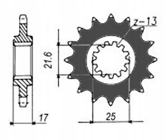ZESTAW NAPĘD-OWY DID SUN HONDA CB 500 94-03 ZŁOTY Producent DID