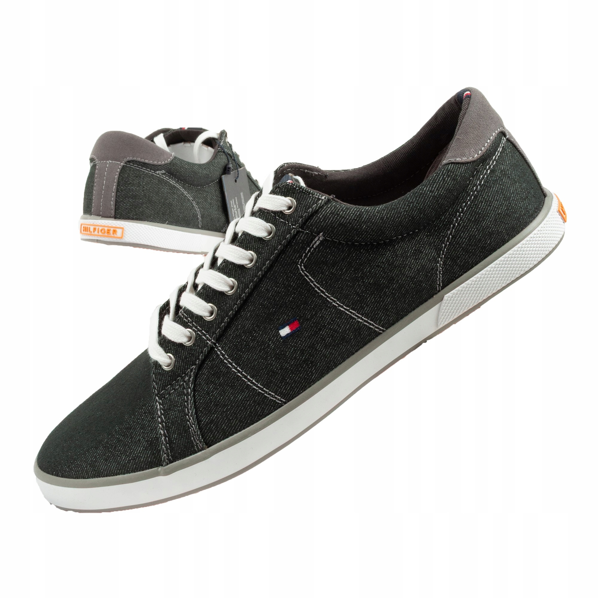 Tommy Hilfiger pánské sportovní boty černé textilní nízké FM56820900