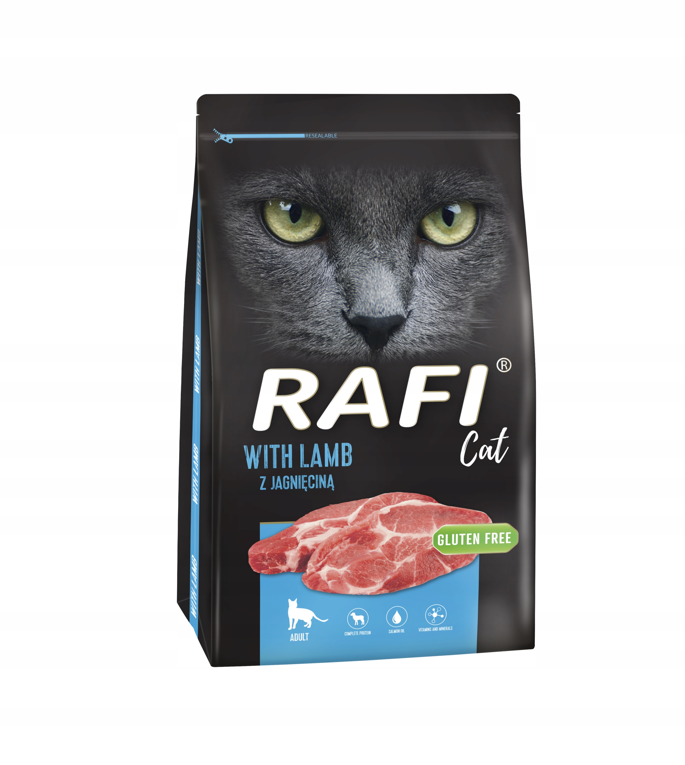 Suché Krmivo S Jehněčím Masem Pro Kočky 7 Kg Rafi