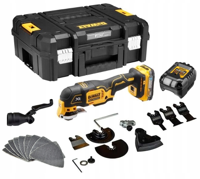 Narzędzie wielofunkcyjne 18V DeWALT DCS356E1T 1,7AH Zestaw Szlifierka