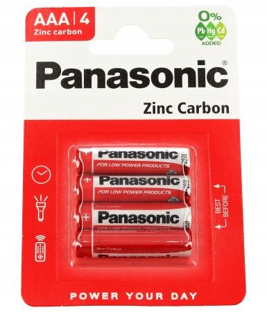

Baterie Aaa Panasonic do zabawek dziecięcych 4 szt