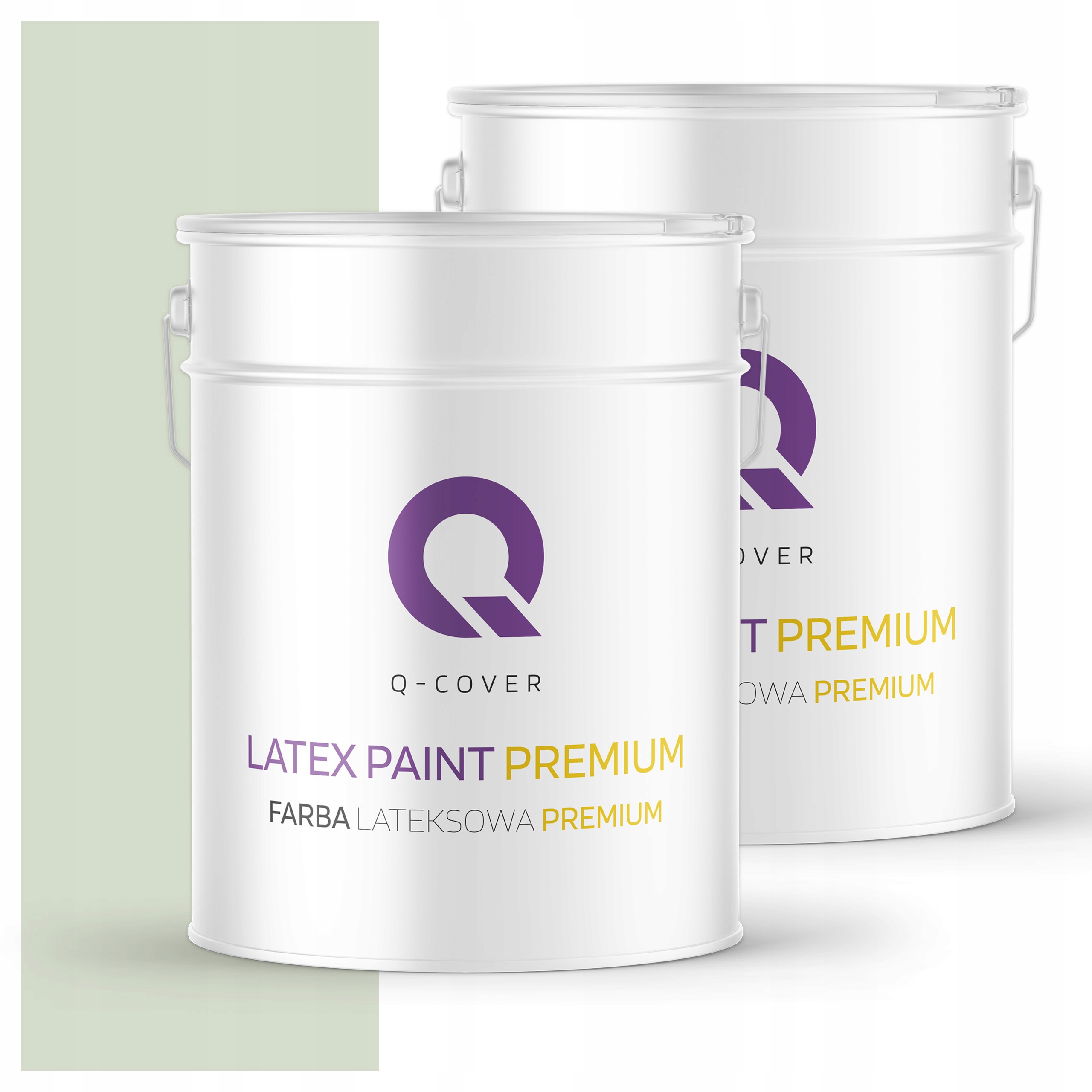 Plamovzdorná farba Umývateľná na steny stropov 10L Hlboká matná olivová svetlá