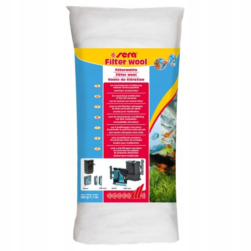 Levně Filter Wool, filtrační vata, jemnozrnná, 1 kg