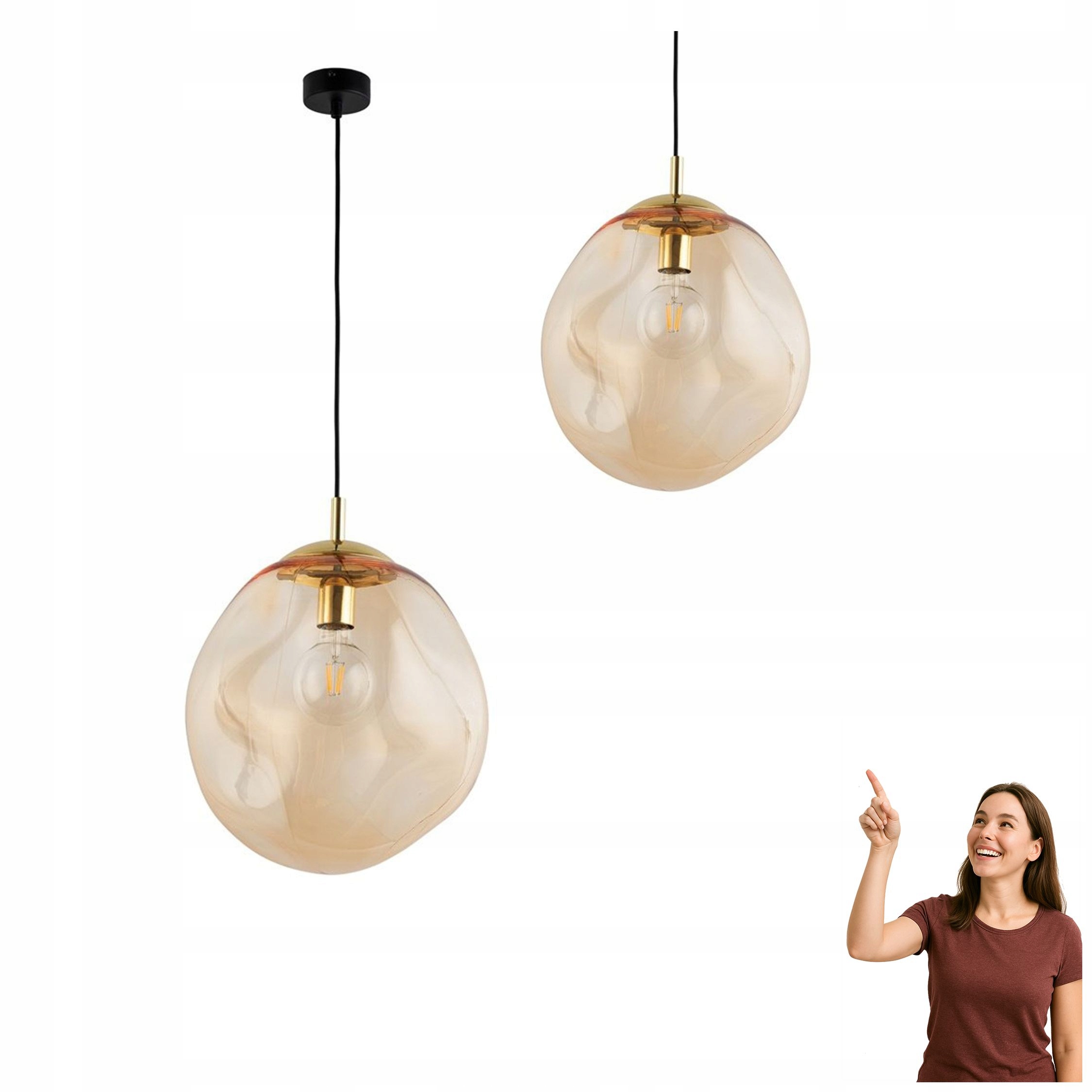 Závesná lampa Sol Amber 4261 Tk Lighting