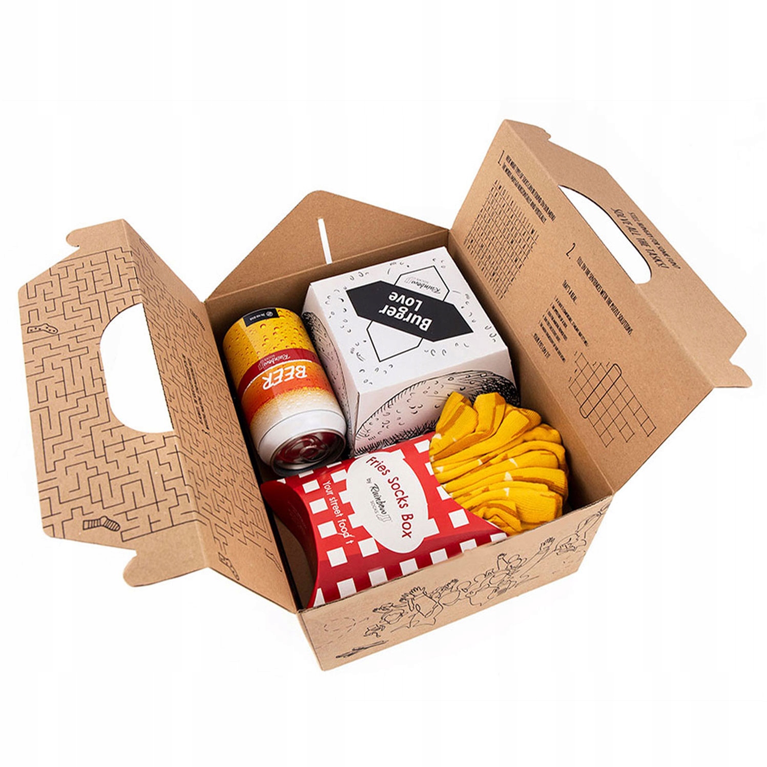 Sada Ponožky Rainbow Socks Jídlo 36-40s