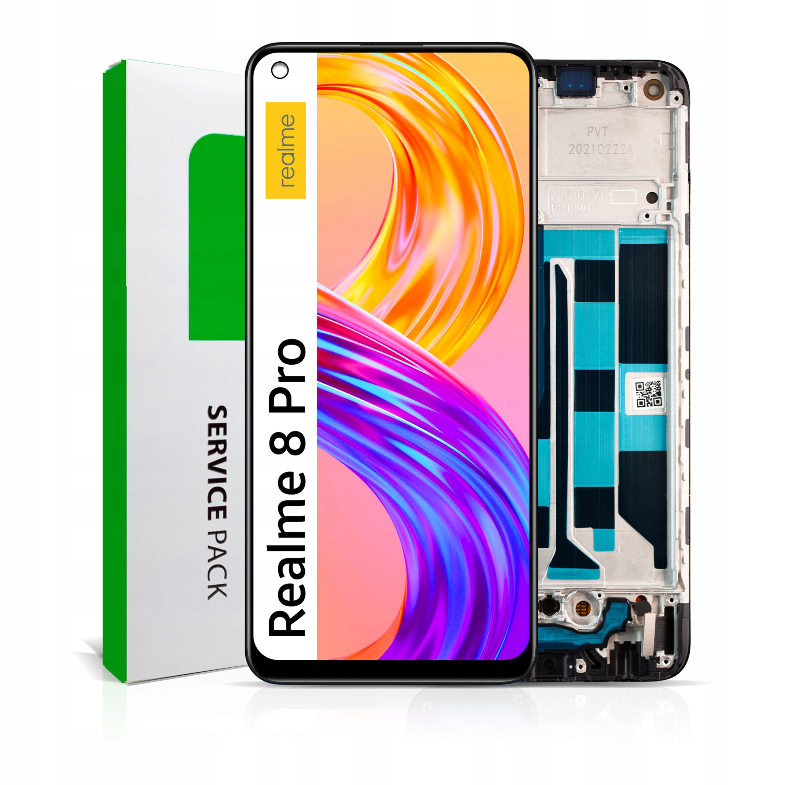 Displej pro Realme 8 Pro LCD Rámeček Originální Zila RMX3081