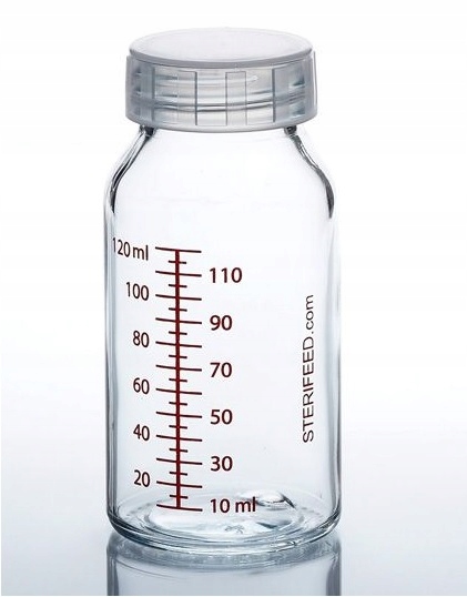 

Butelka szklana do karmienia niemowląt 120ml 2x