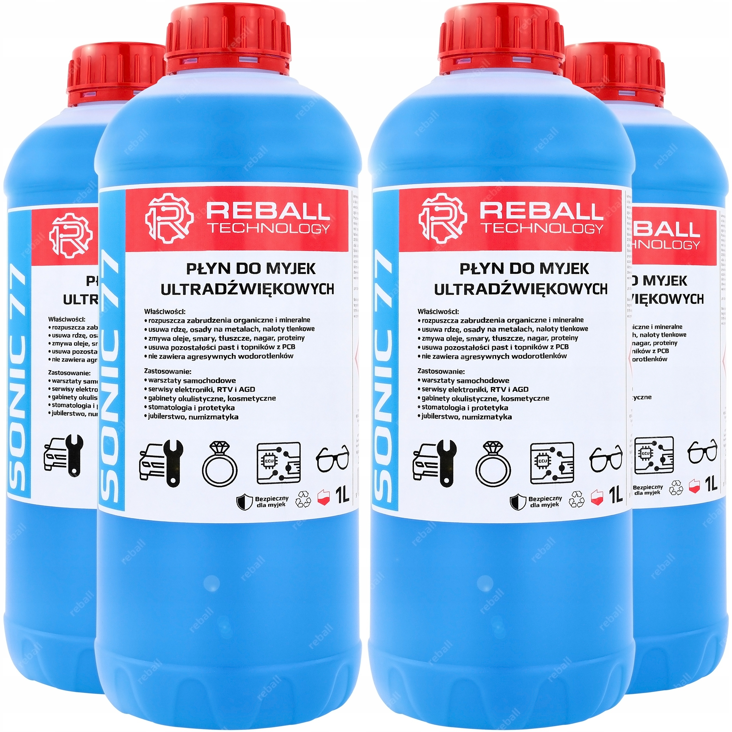 Ultrazvuková Čisticí Kapalina Univerzální, Účinně Myjící 4 L Sonic 77