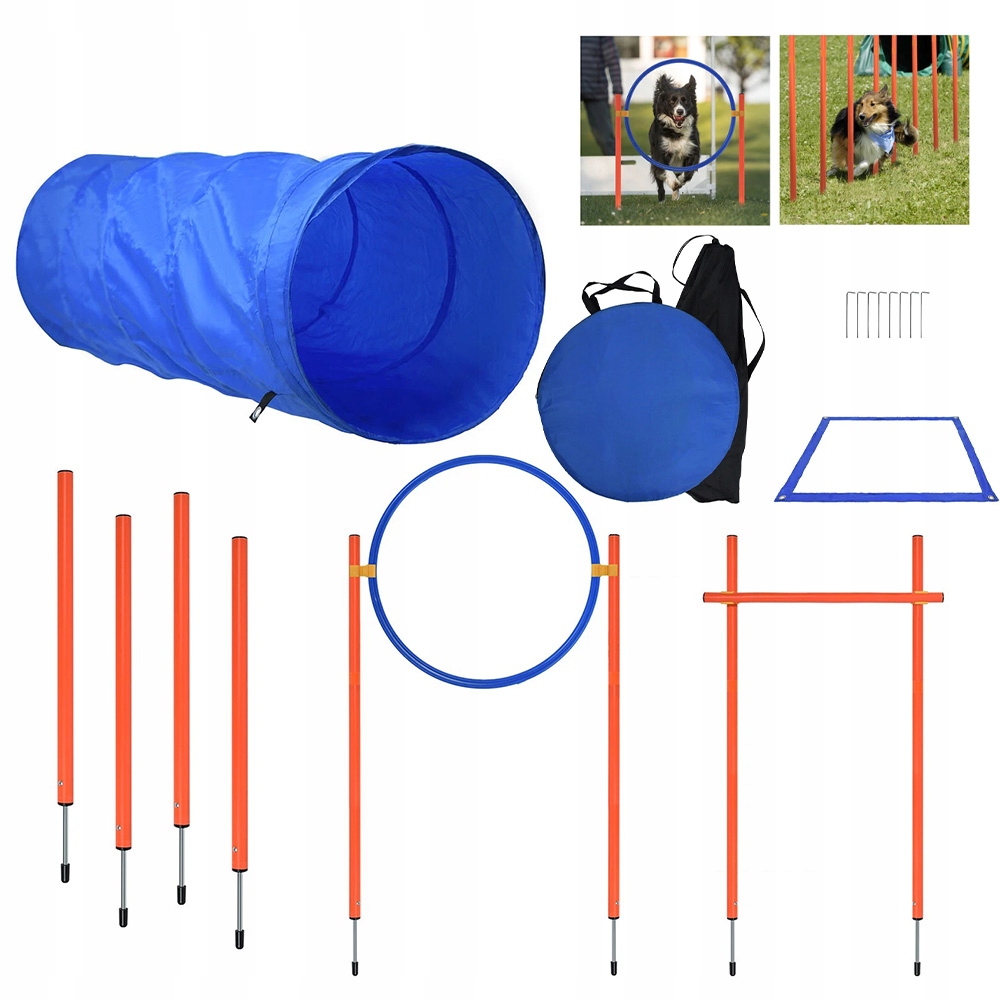 Sada na agility pro psy Sada plotů pro výcvik psů Překážková dráha Tun