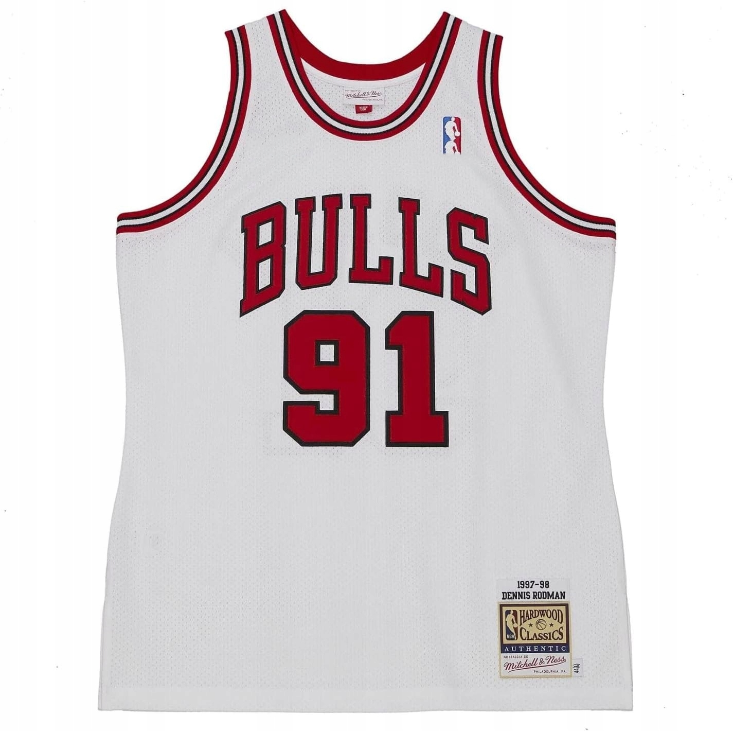 Autentyczna koszulka Dennis Rodman Chicago Bulls Swingman Stan opakowania oryginalne