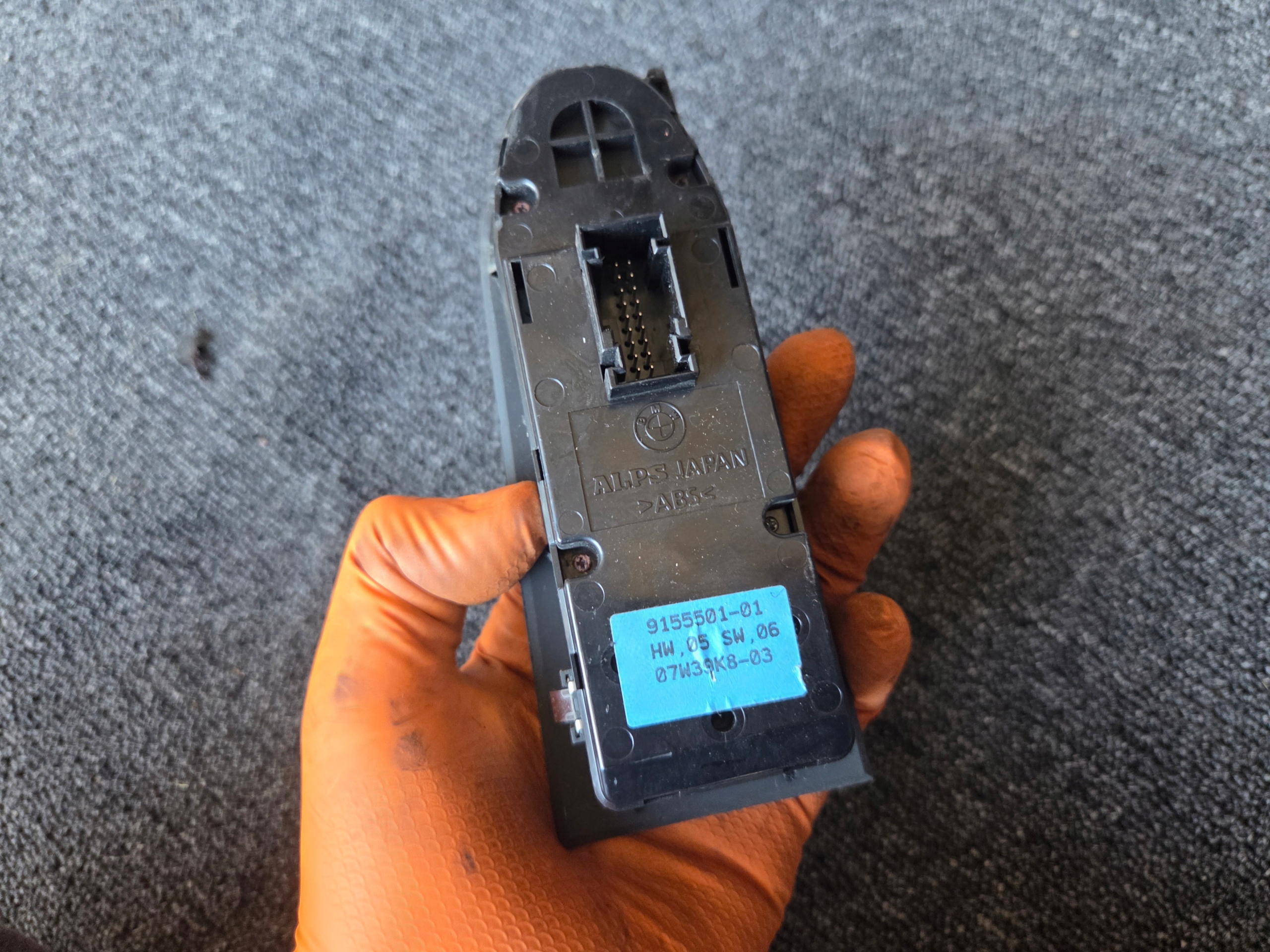PANEL window control switch BMW 3 E90 E91 9155501