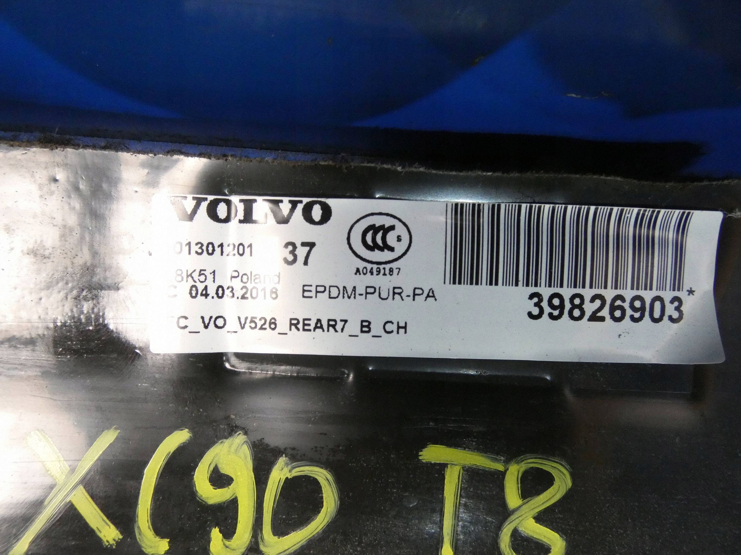 AUTOTEPPICHE des Bodens heck heck Volvo XC90 39826903