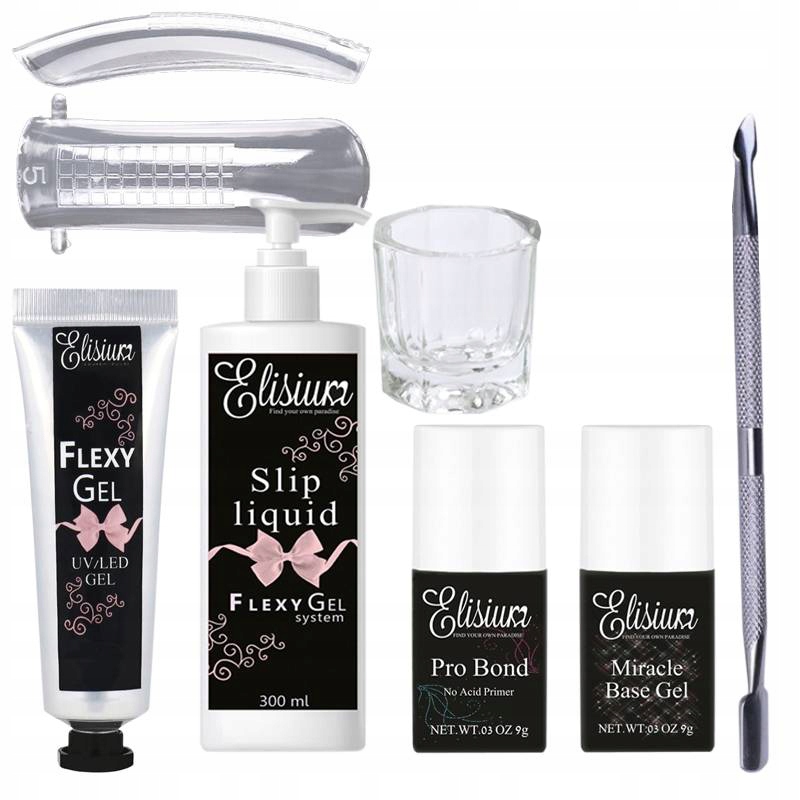 

Zestaw akrylożel Flexy Gel Elisum 25g polygel