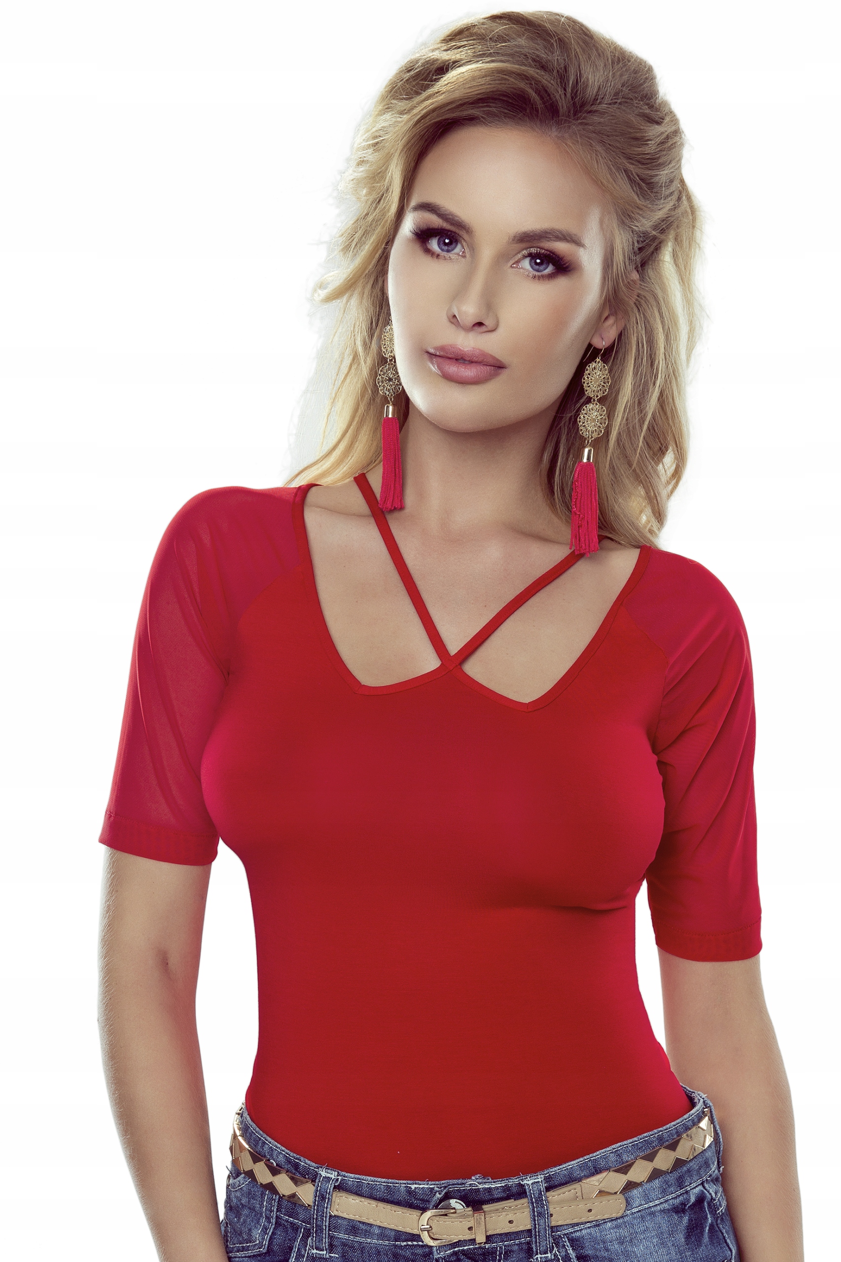 

Eldar Cydney bluzka Romantica Top czerwona XL