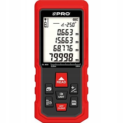 

Dalmierz Laserowy Miernik Laserowy Pro DL-40X