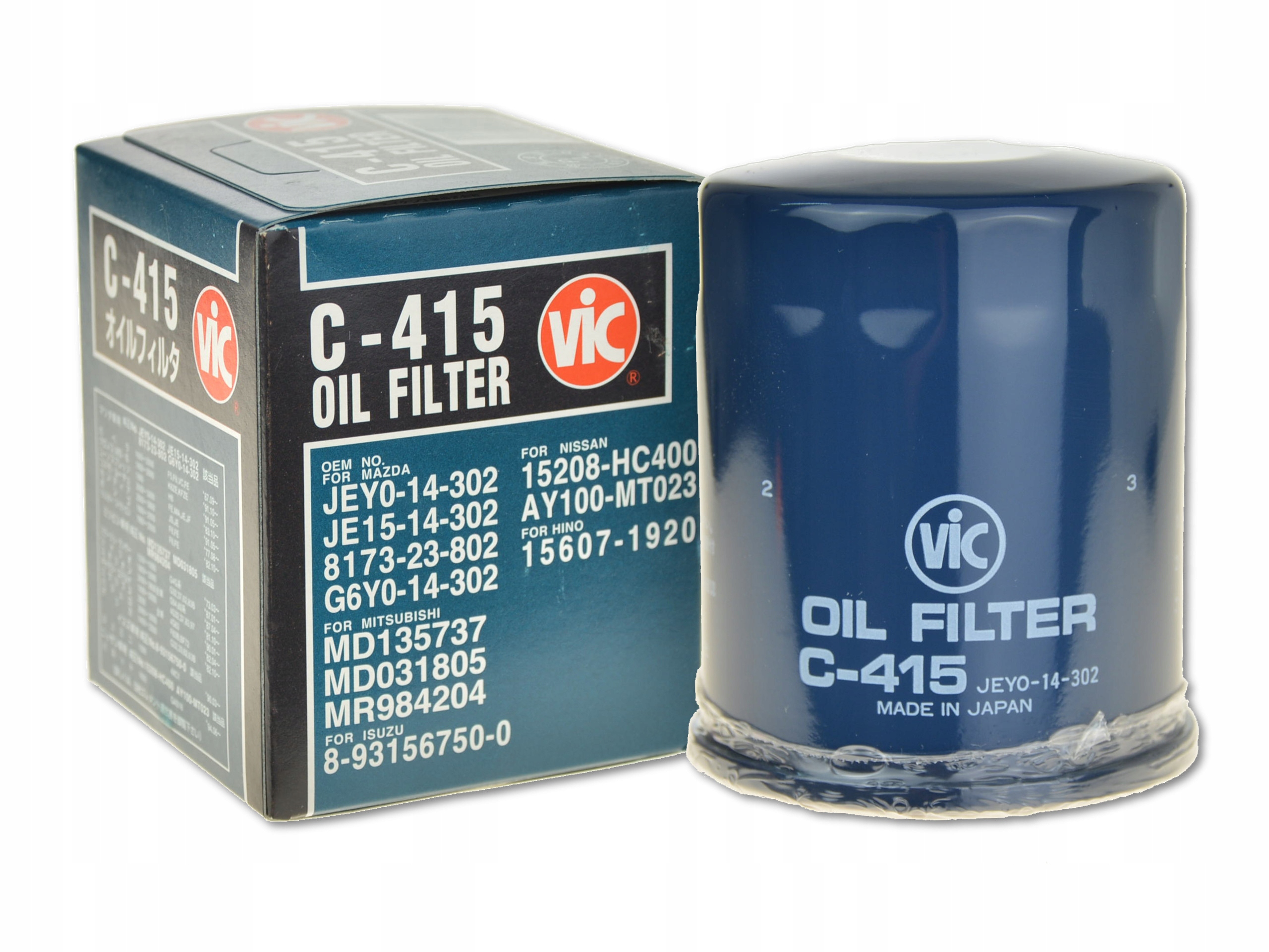 

Filtr Oleju C-415 VIC Made In Japan