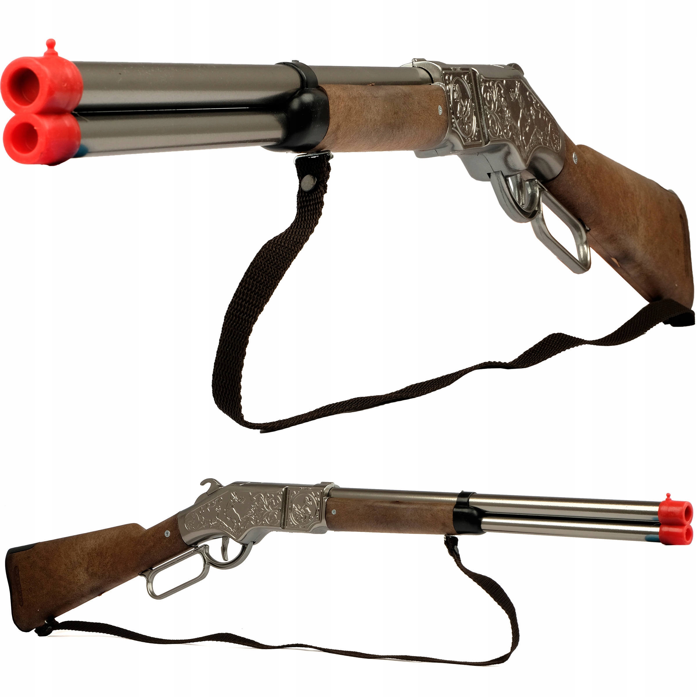 

Metalowa Strzelba Kowbojska Kapiszony Gonher 81cm
