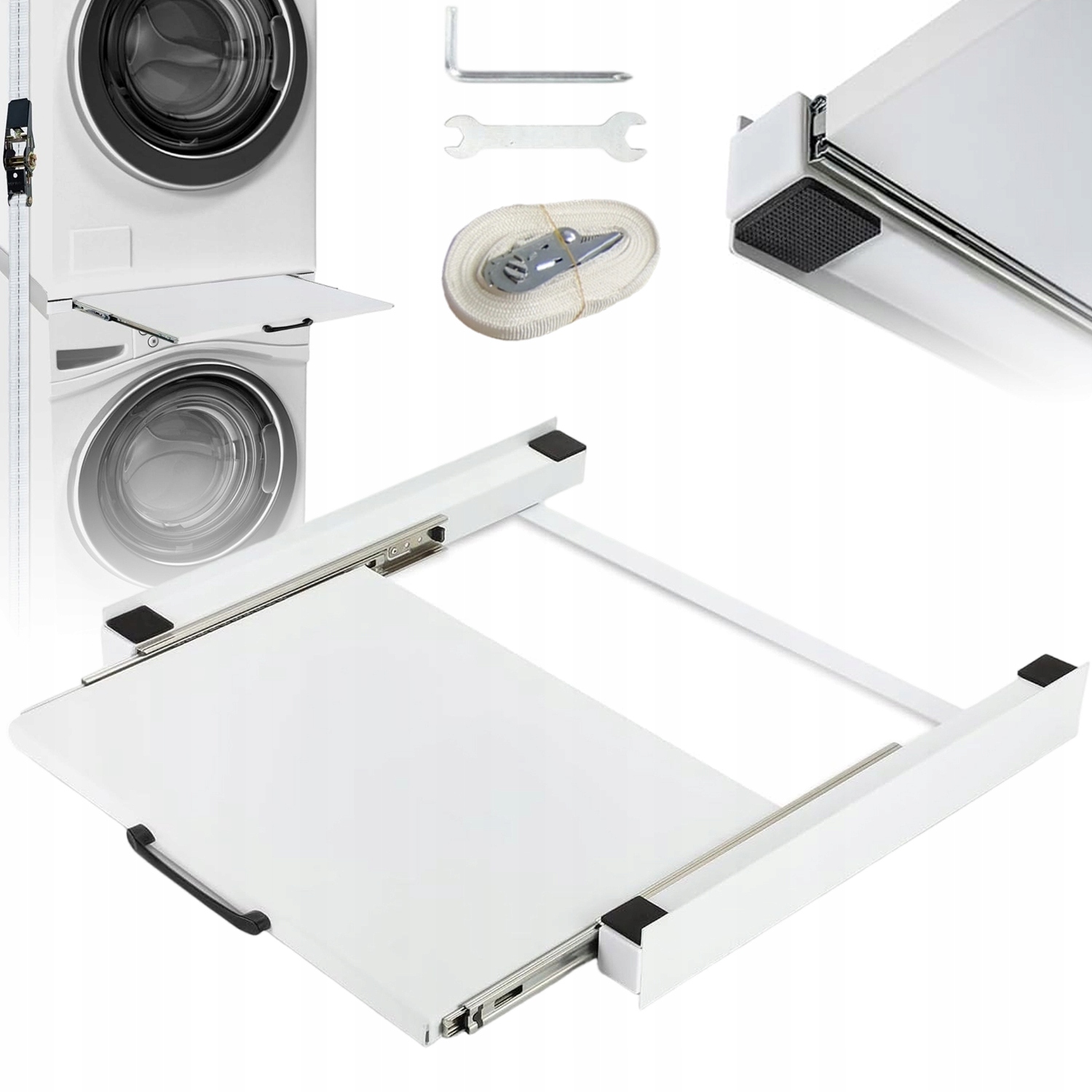 Łącznik Pralki Suszarki Uniwersalny 60*54*7.5CM Z 4 Mat